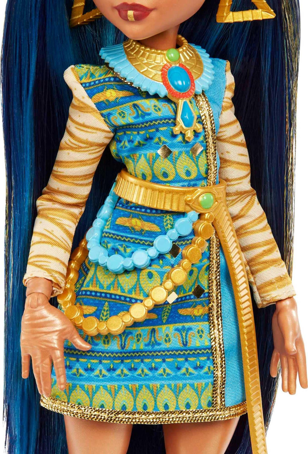 Monster High Doll with Blue Streaked Hair and Fashion Accessories U51760