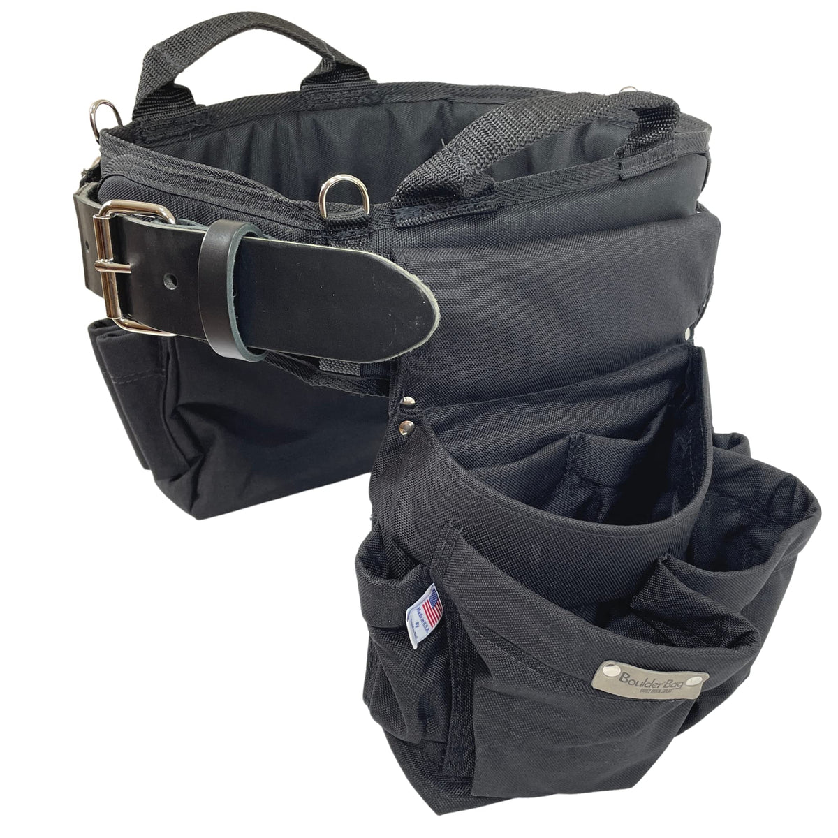 Black Leather Heavy Duty Tool Belt O602