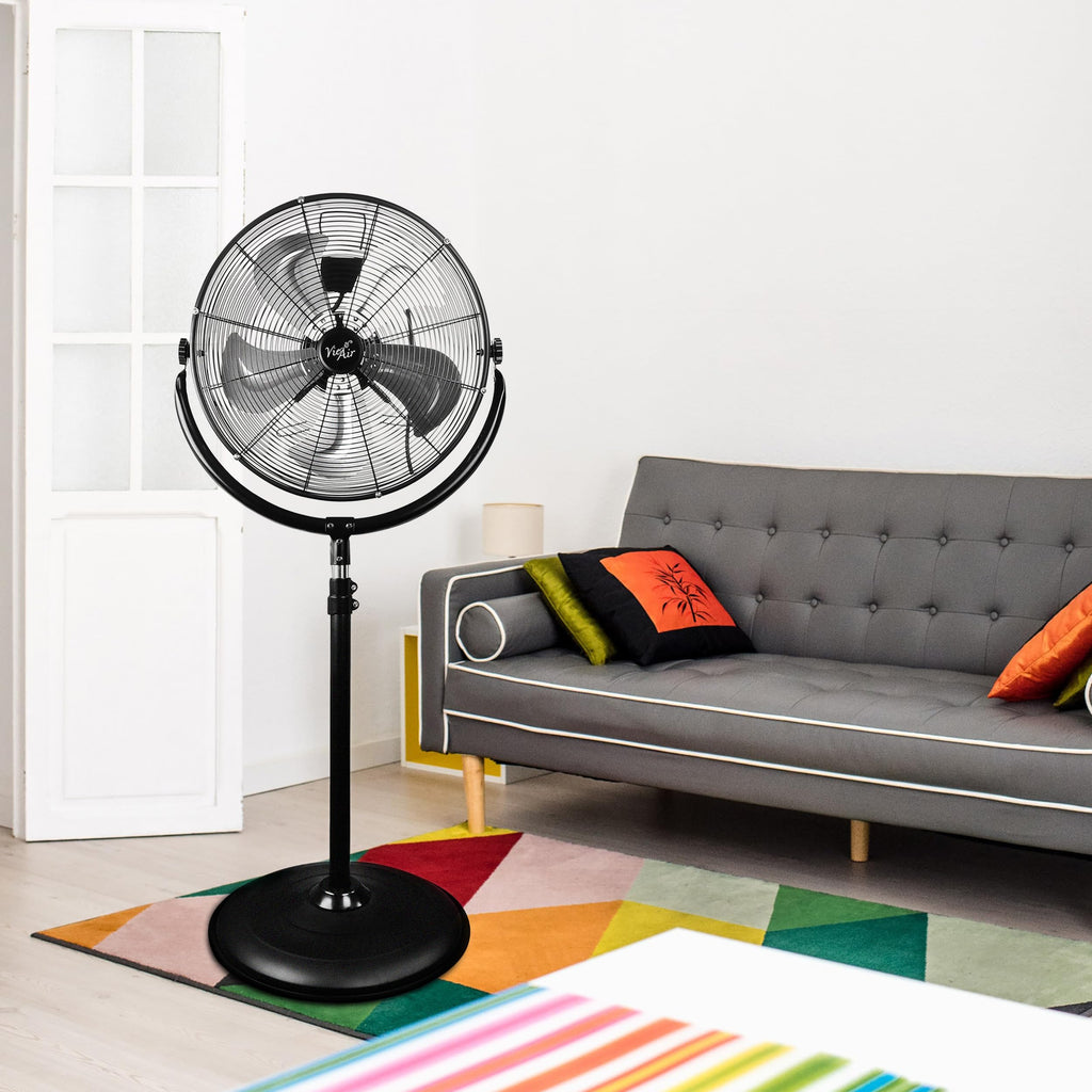 20" Industrial High Velocity Tilting Pedestal Drum Fan B8121