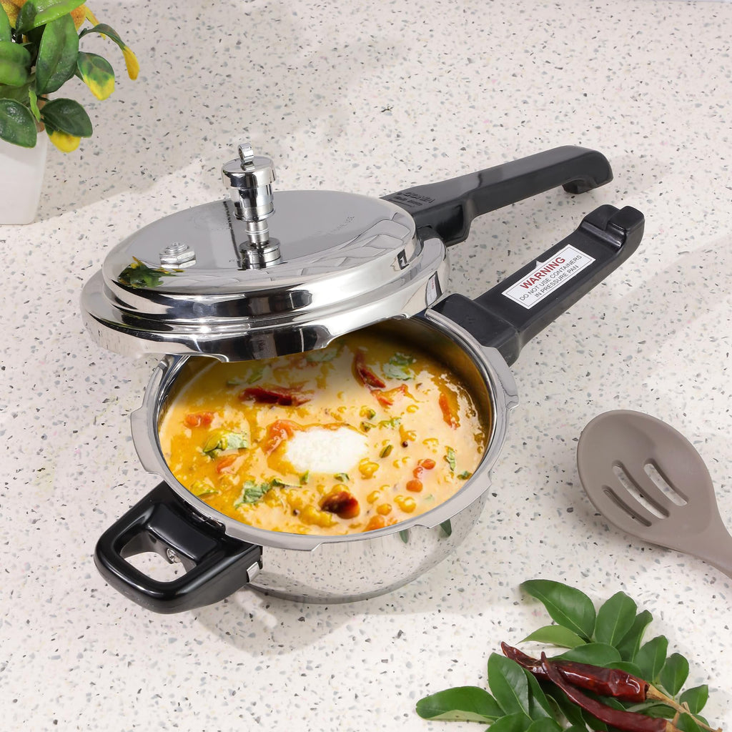 Stainless Steel 3 Litres Pressure Pan with Lid L956