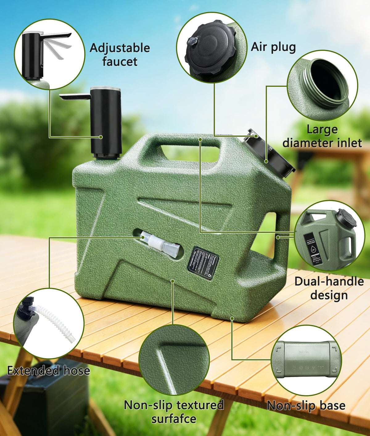 5 Gallon Water Jug with Electric Water Dispenser E687