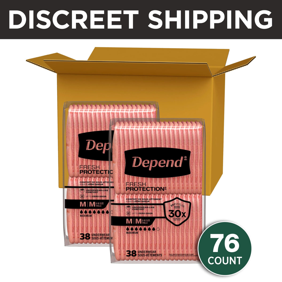 Adult Diapers for Women Medium 76 Count W792