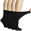 Bamboo Loose Fit Crew Socks 4 Pairs E432