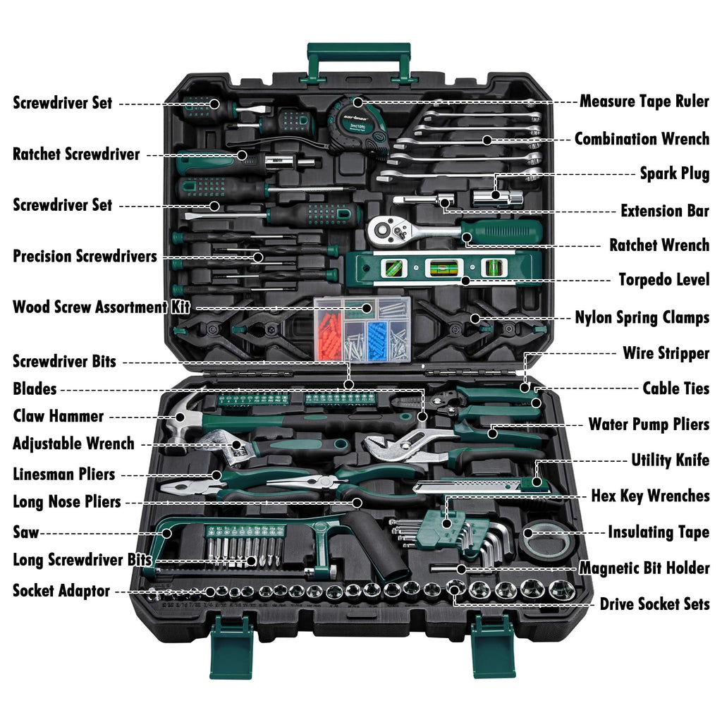 238-Piece Green Tool Set with Storage Box S822540