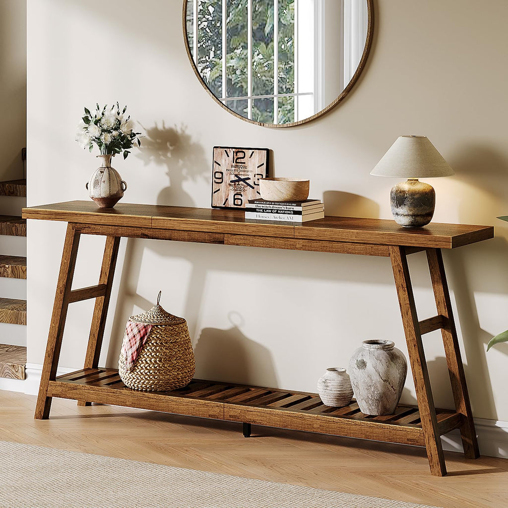 70.9 Inch 2-Tier Console Table U54519