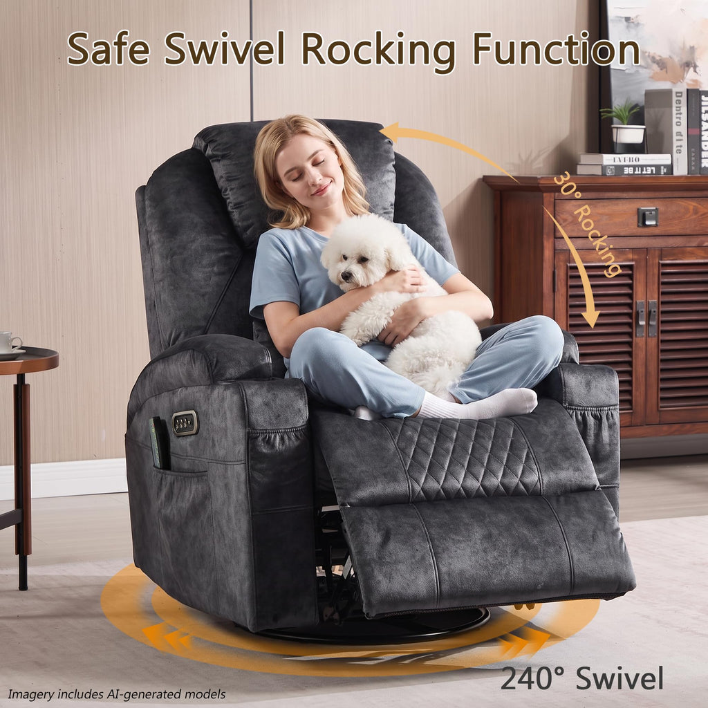 Power Swivel Rocker Recliner Chair S972686