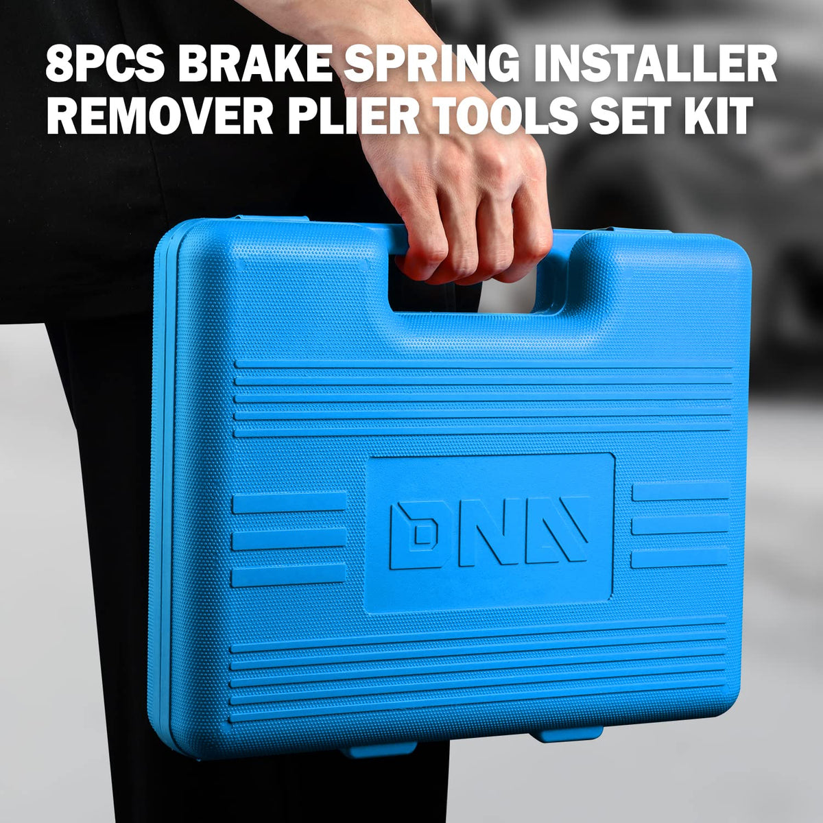 8 Pcs Brake Service Kit with Carrying Case D7824