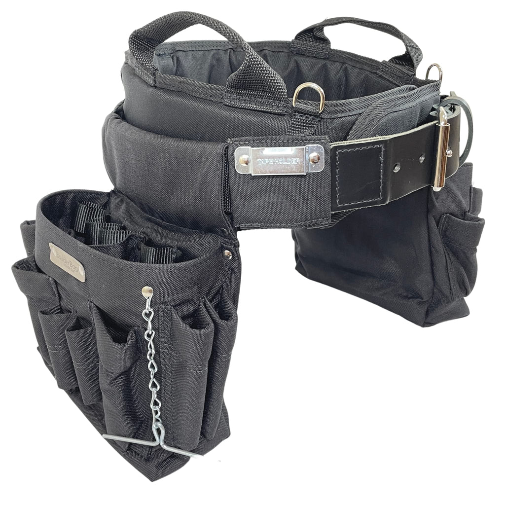 Black Leather Heavy Duty Tool Belt O602