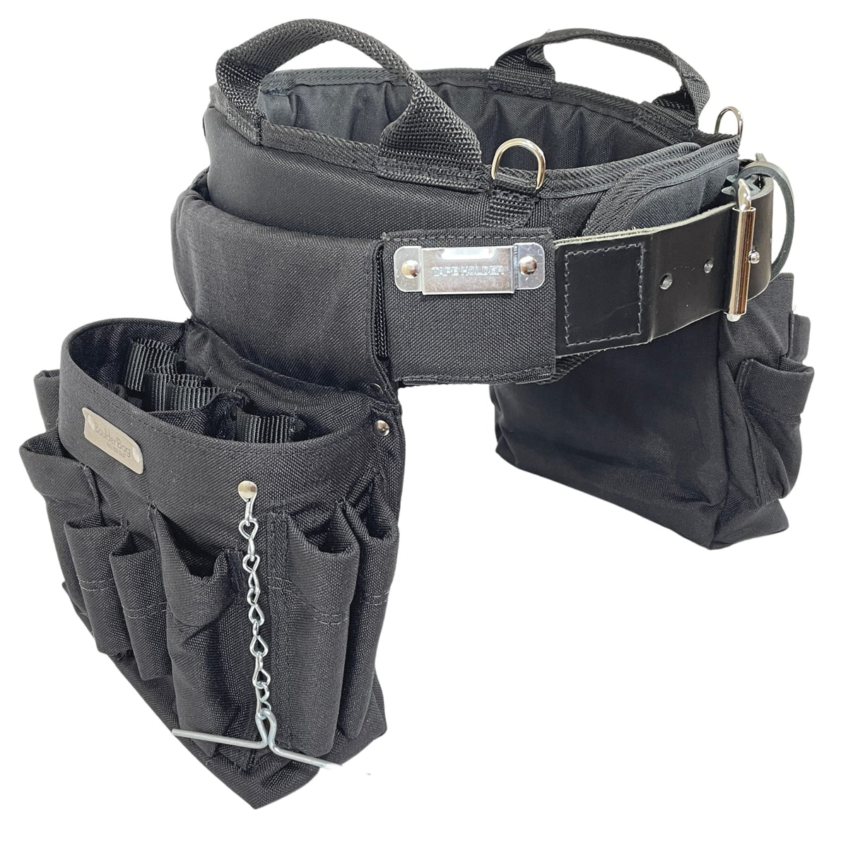 Black Leather Heavy Duty Tool Belt O602
