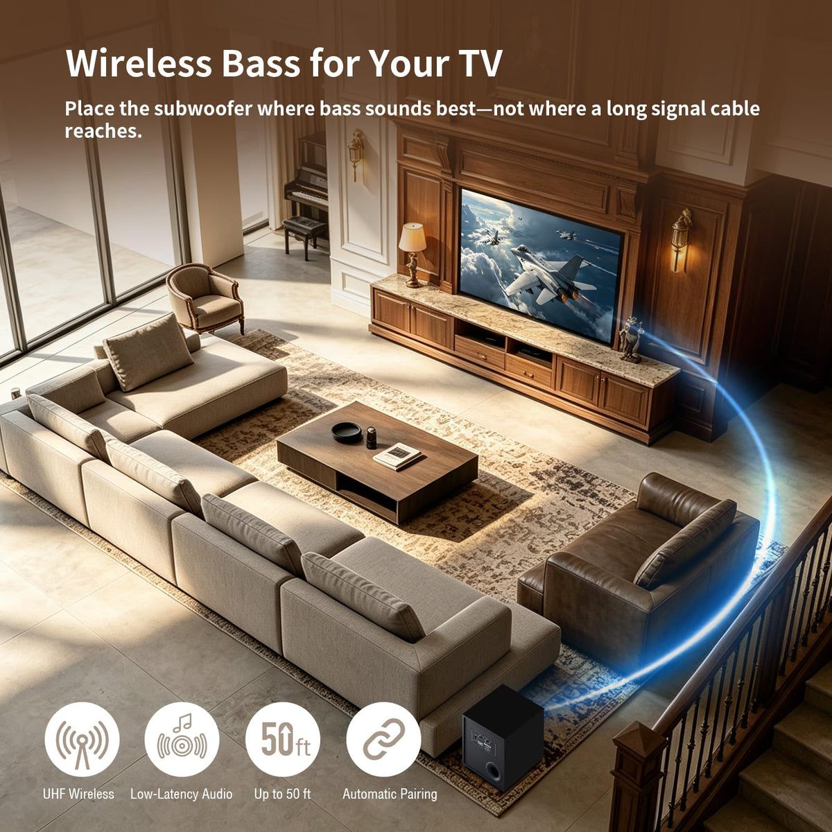 10" Powered Wireless Subwoofer G18596