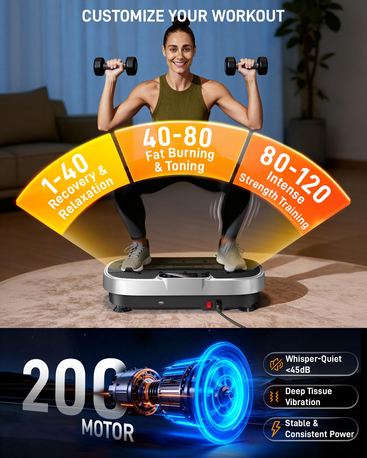 Vibration Plate Exercise Machine L114