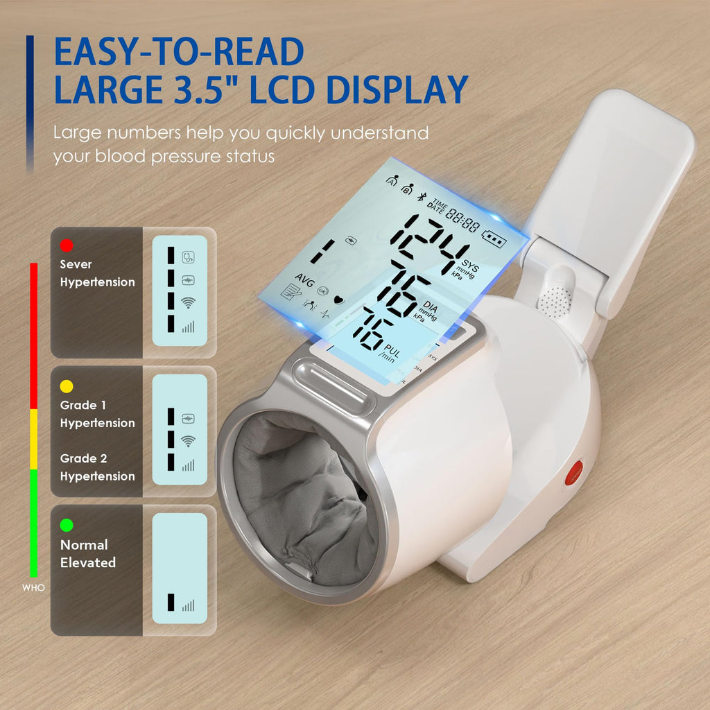 Upper Arm Blood Pressure Monitor with Barrel Cuff J738