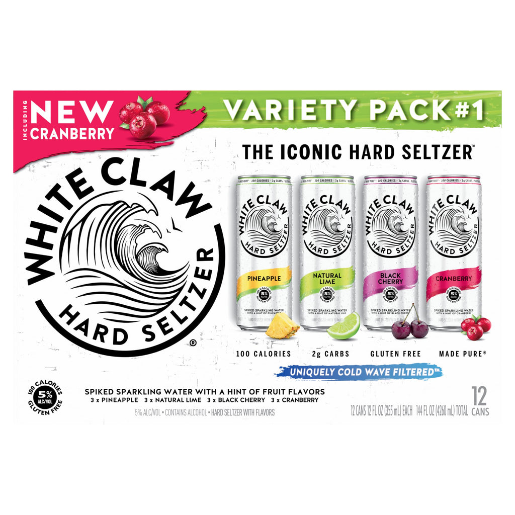 Hard Seltzer Variety Pack 12pk 12 Fl Oz Cans R29544