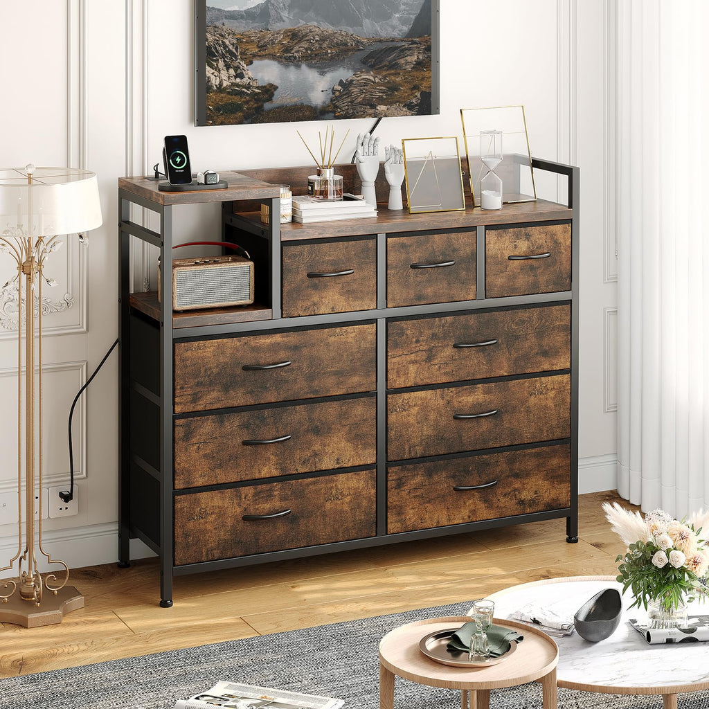 Vintage 9 Drawer TV Stand X303177
