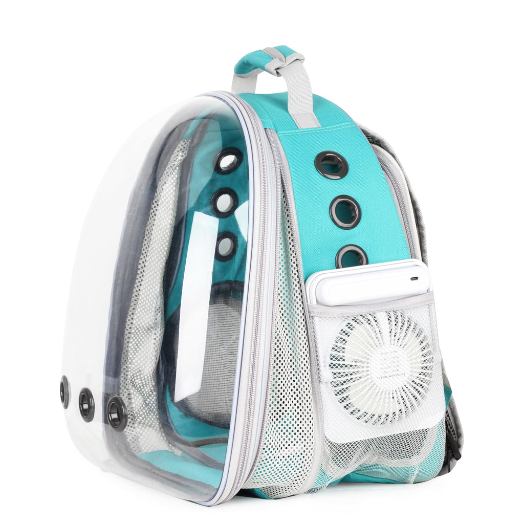 Expandable Cat Backpack with Mini Fan O850285