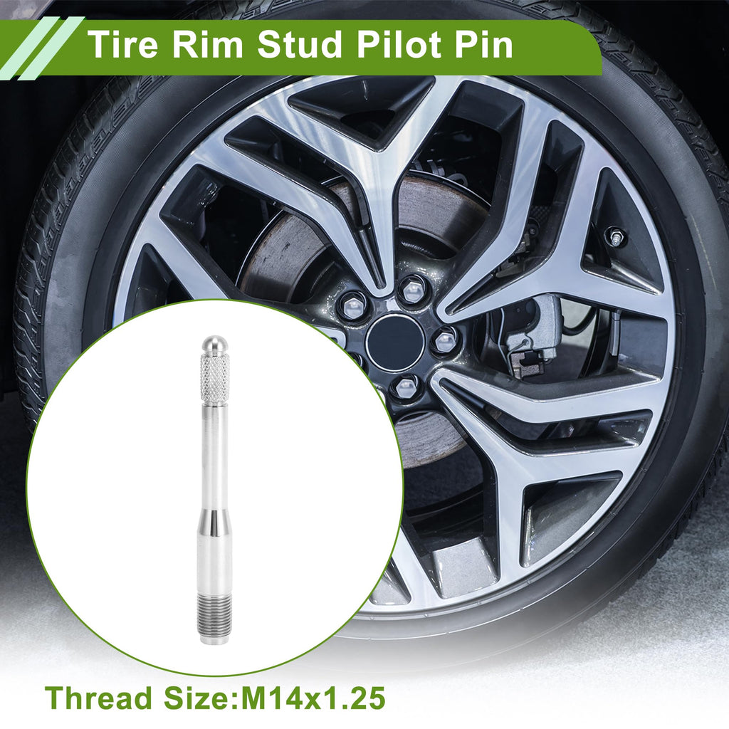 M14x1.25 120mm Stainless Steel Wheel Alignment Pin F591337