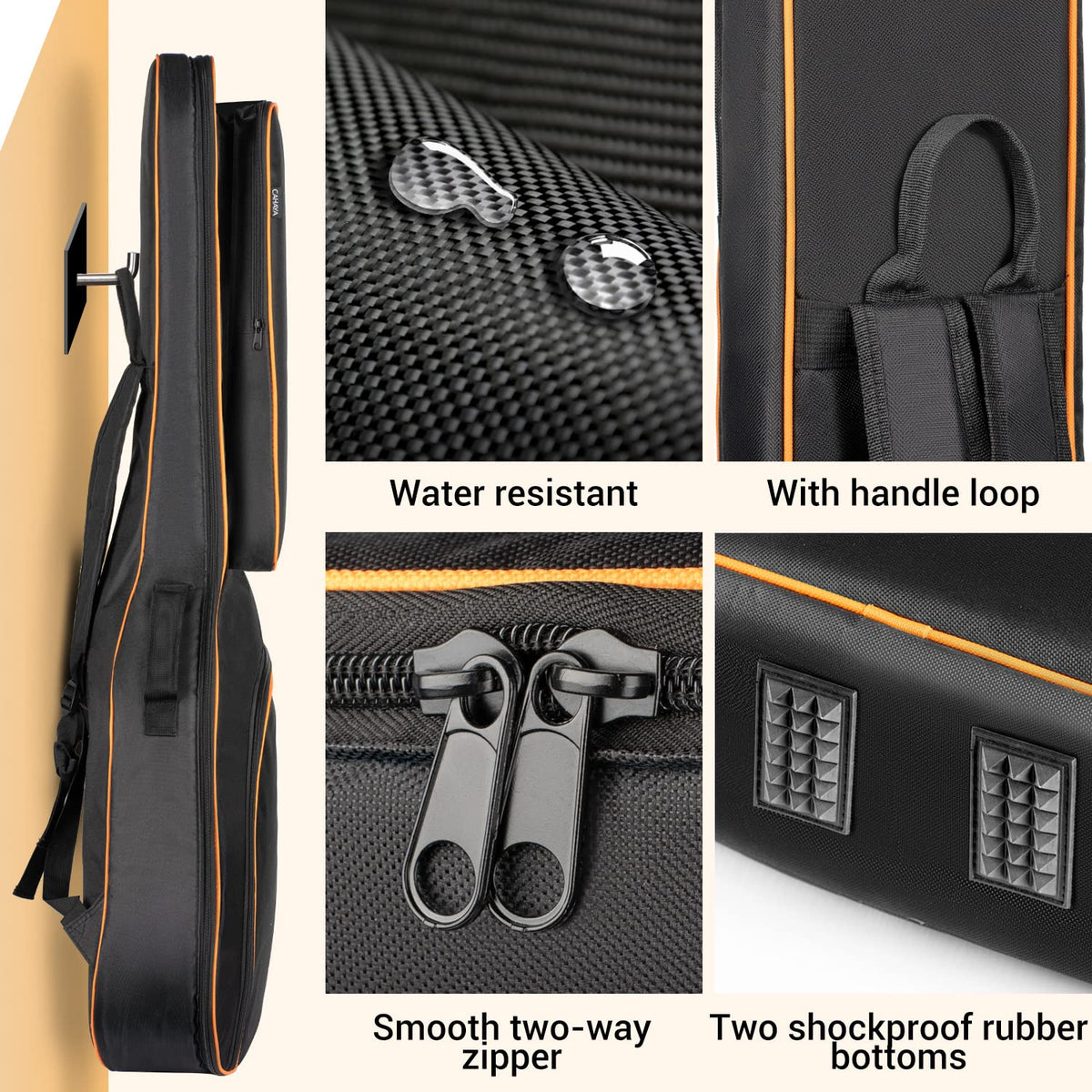 44 Inch Guitar Bag with Adjustable Shoulder Strap R3459