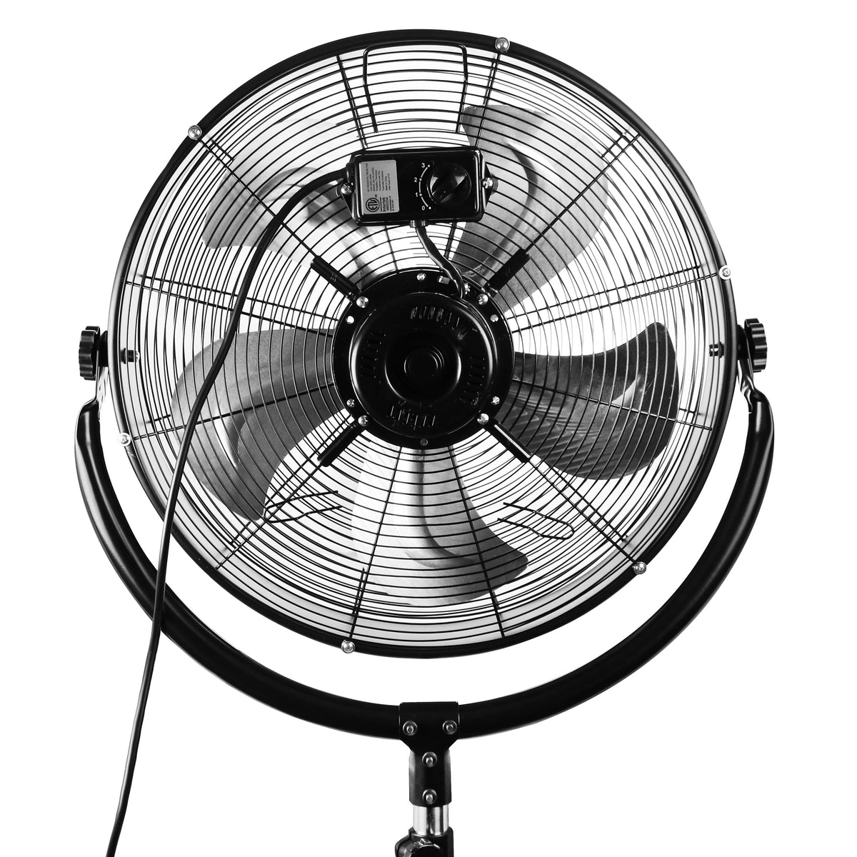 20" Industrial High Velocity Tilting Pedestal Drum Fan B8121